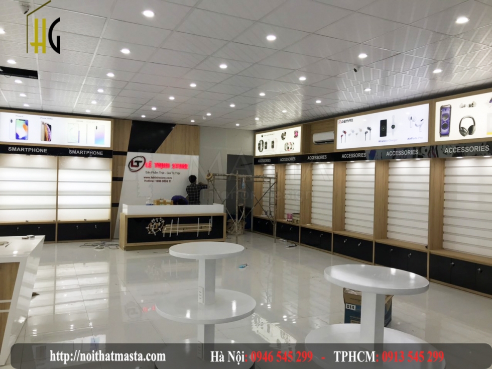 thi cong le trinh store 16